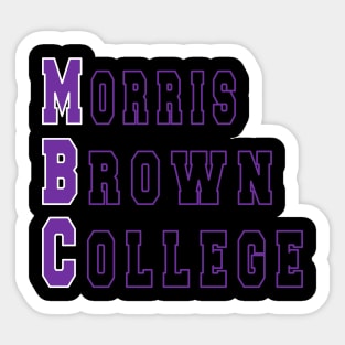 Morris Brown 1881 College Apparel Sticker